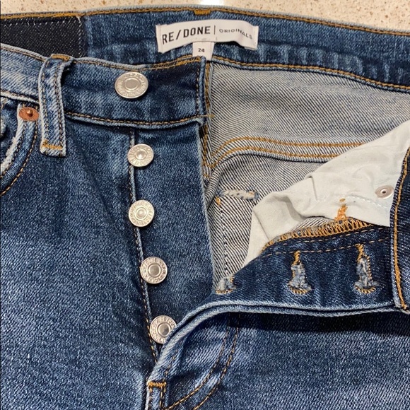Re/Done Originals 50’s Cigarette Jeans sz 24 - Picture 4 of 16